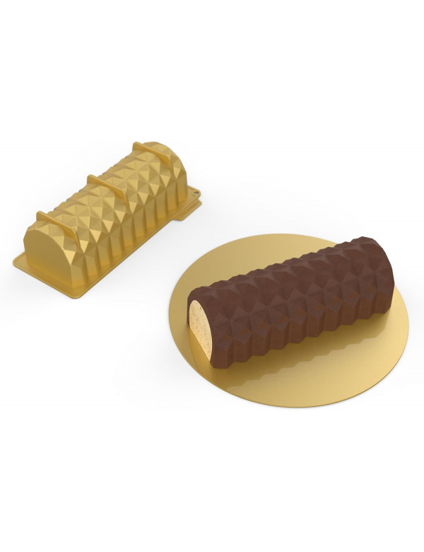 Moule à buche de Noël silicone origami