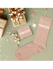 Chaussettes paillettes princesse