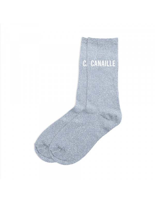 Chaussettes paillettes canaille