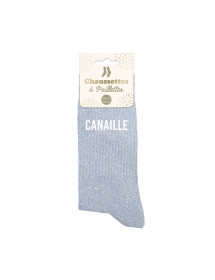 Chaussettes paillettes canaille