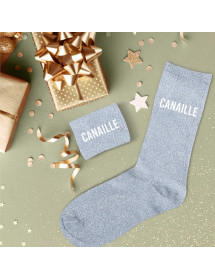 Chaussettes paillettes canaille