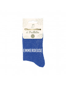 Chaussettes paillettes Emmerdeuse