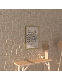 Toile encadrée fleur 50 x 70 cm Atmosphera