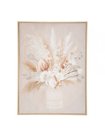 Toile peinte encadrée Tida 50 x 70 cm Atmosphera