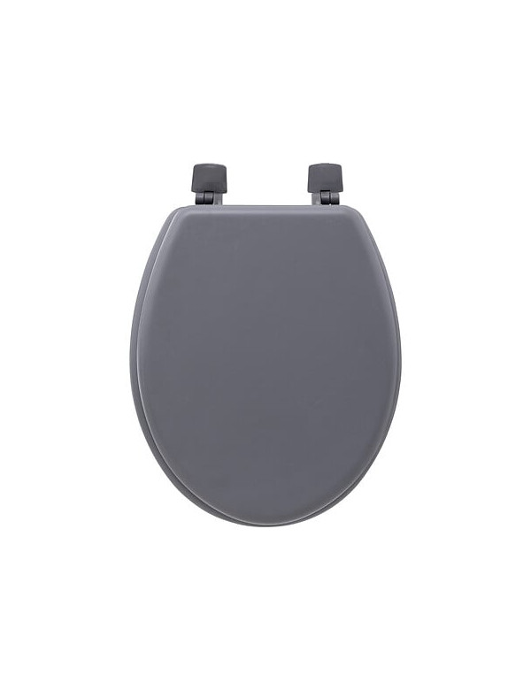 Abattant de toilette en bois gris
