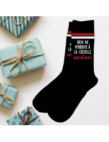 Chaussettes Rien ne m'arrive à la cheville sauf ma bite