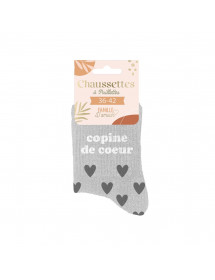 Chaussettes à paillettes Copine de cœur