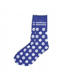 Chaussettes paillettes meilleure marraine