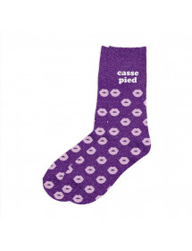 Chaussettes paillettes Casse pieds