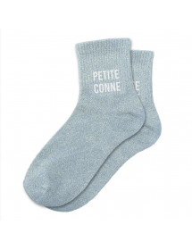 chaussette paillettes petite conne
