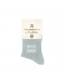 Chaussettes à paillettes petite conne