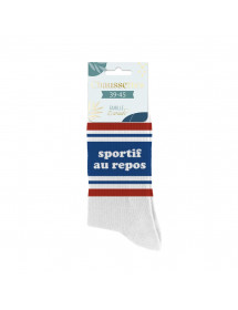 Chaussettes sportif au repos