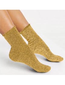 Chaussettes paillettes Curry