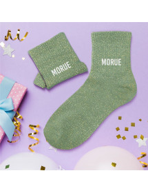 Chaussettes paillettes Morue