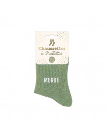 Chaussettes paillettes Morue