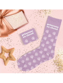 Chaussettes à paillettes Princesse au chaud