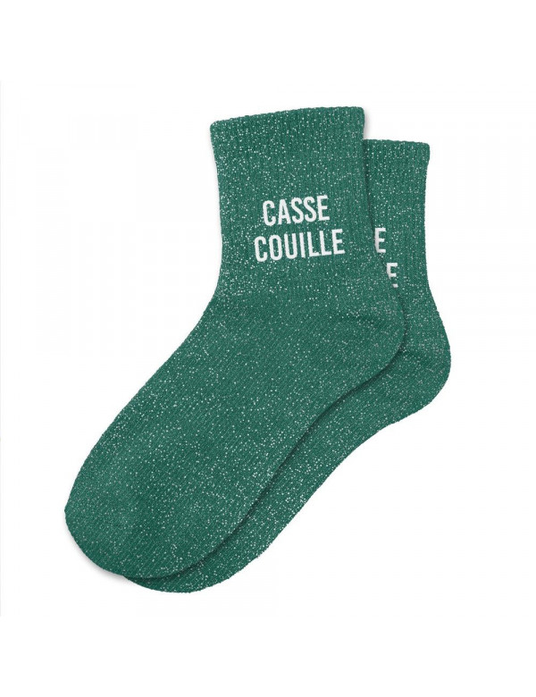 Chaussettes paillettes Casse couille