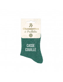 Chaussettes paillettes Casse couille