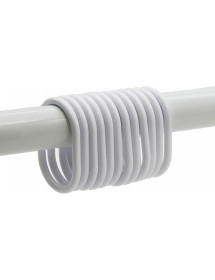 anneaux blanc pour rideau