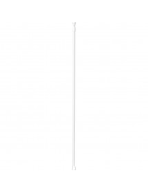 Barre de douche alu blanche extensible 135-250 cm.
