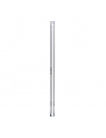 Barre de douche alu blanche extensible 135-250 cm.