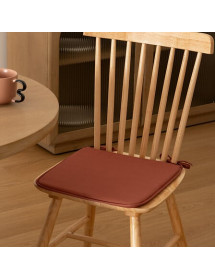 Galette de chaise Atmosphera 39 x 39 cm terracotta