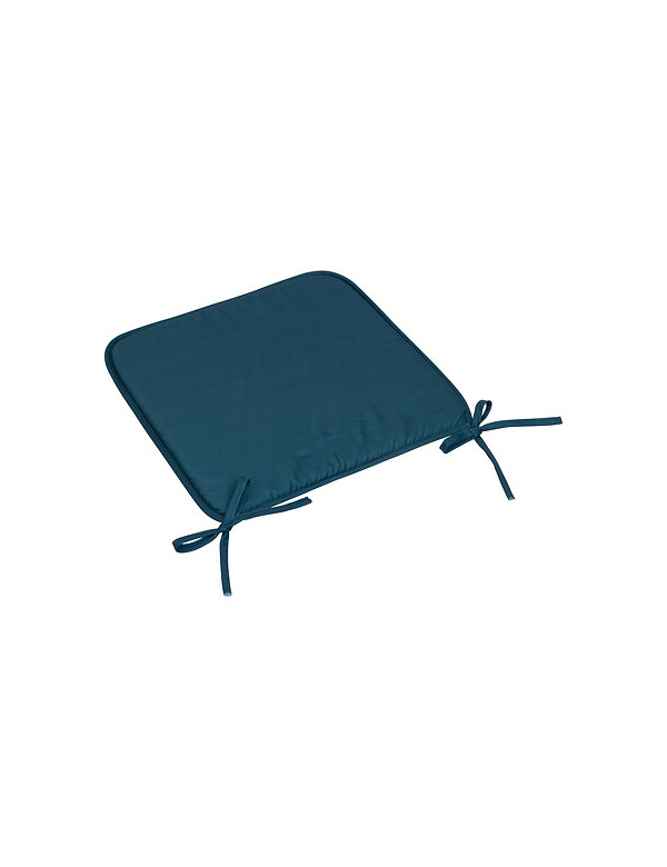 Galette de chaise Atmosphera 39 x 39 cm bleu foncé