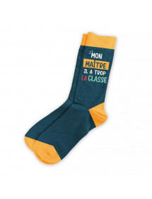 Chaussettes Mon maitre il à trop la classe