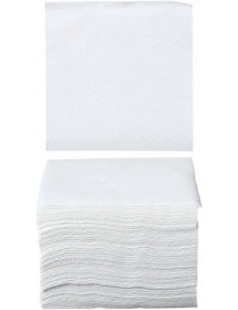 Serviettes en papier Blanches 30x30 cm. x100
