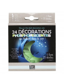 Décorations adhésives phosphorescentes