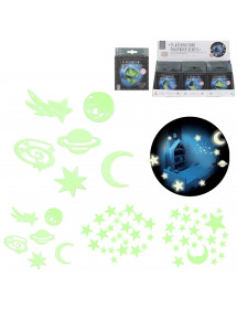 Décorations adhésives phosphorescentes