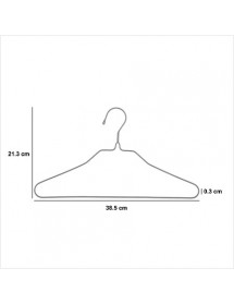 Lot de 10 cintre en métal fin