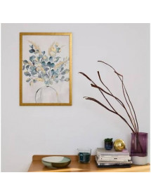 Toile encadrée fleur 50 x 70 cm Atmosphera