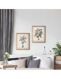 Toile imprimée encadrée Tiana 40 x 50 cm Atmosphera