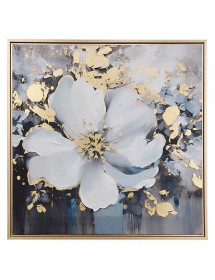 Toile imprimée fleur Jiho 50 x 50 cm Atmosphera