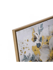 Toile imprimée fleur Jiho 50 x 50 cm Atmosphera