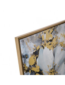 Toile imprimée fleur Jiho 50 x 50 cm Atmosphera