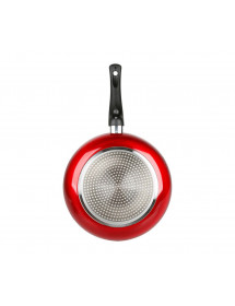 Poêle Aluminium Rouge 28 cm. tous feux