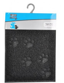 Tapis de litière Rectangle Pattou Noir