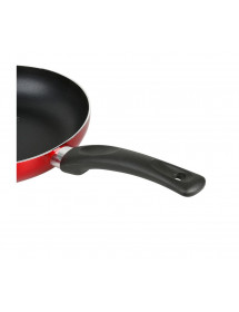 Poêle Aluminium Rouge 24 cm. tous feux
