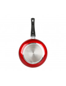 Poêle Aluminium Rouge 24 cm. tous feux