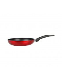 Poêle Aluminium Rouge 24 cm. tous feux