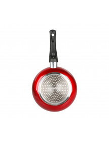 Poêle Aluminium Rouge 20 cm. tous feux