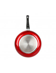 Poêle Aluminium Rouge 32 cm. tous feux