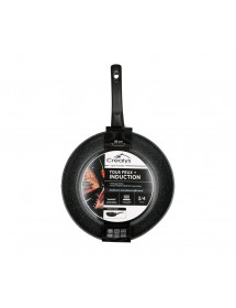 Poêle aluminium forgé Granity 28 cm. compatible tous feux dont induction