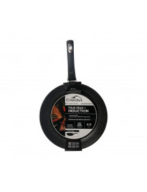 Poêle aluminium forgé Granity 30 cm. tous feux dont induction