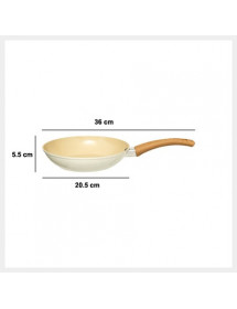 Poêle aluminium forgé Harmony 20 cm. tous feux dont induction