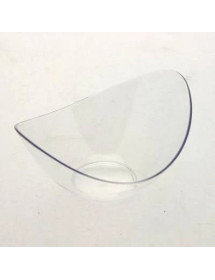 Verrines plastiques évasées transparentes x16