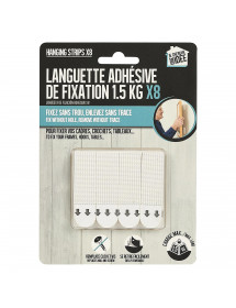 Languettes adhésives de fixation X8