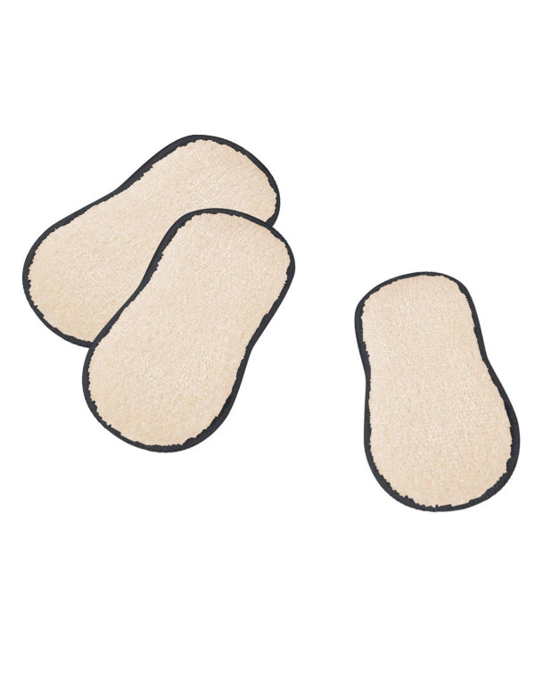 Éponges en Fibre de Bambou – Lot de 3 Antibactériennes et Écologiques